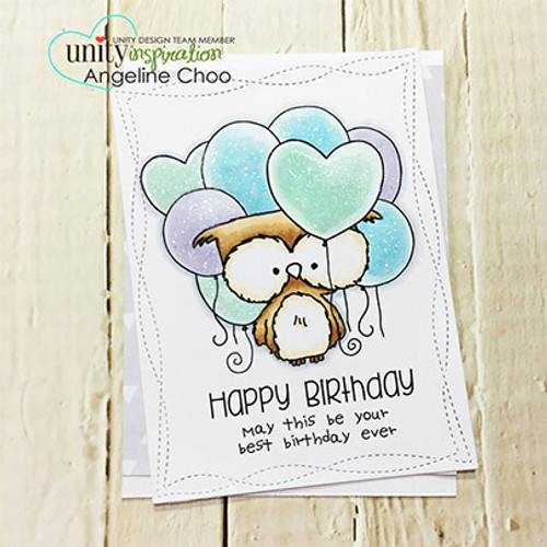 Hugs, Kisses & Birthday Wishes {FRONT & CENTER stamps}
