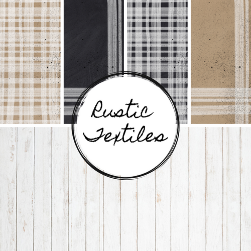 Rustic Textiles {Paper Pack} - Unity Stamp Company