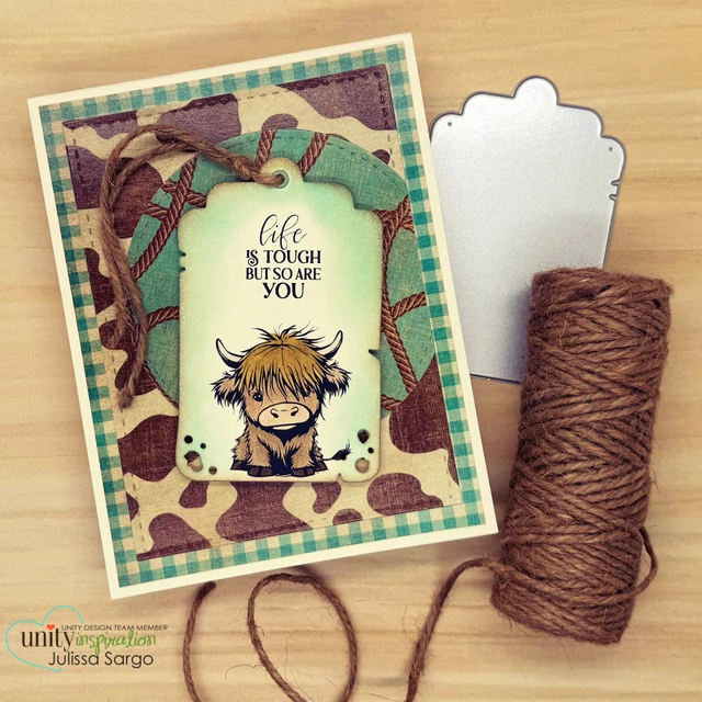 Handmade encouragement card made with The Little High Road stamp set