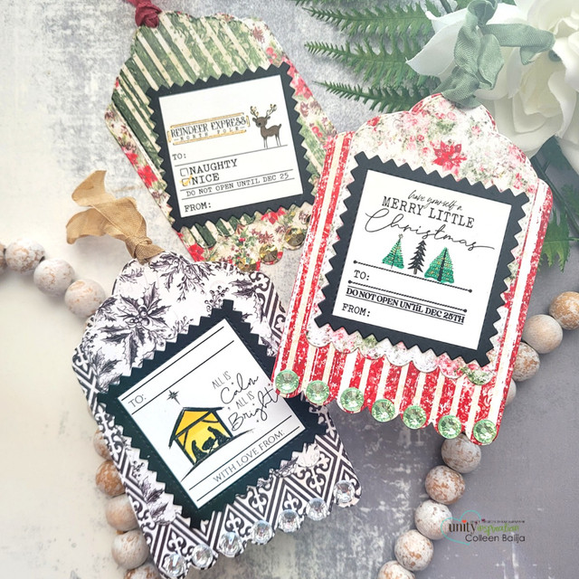 Handmade Christmas card made with the With Love From Me stamp set