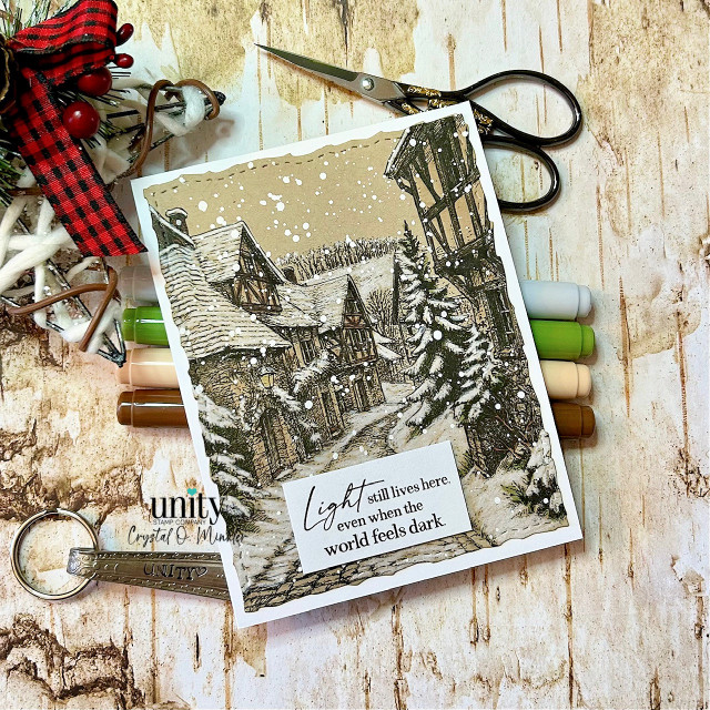 Handmade encouragement card made with the Hope in the Heavy stamp set