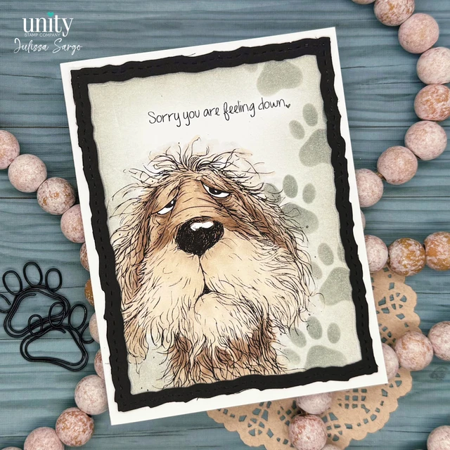 Handmade encouragement card made with the Slightly Wry stamp set