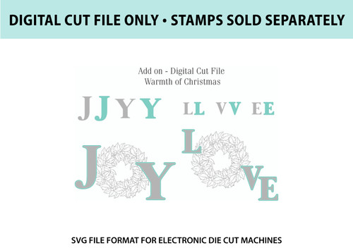 Warmth of Christmas ADD ON - Digital Cut File - Unity Stamp Company