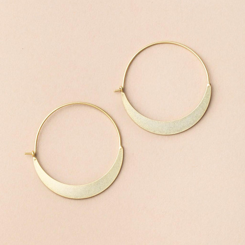 Scout Curated Wears Scout Refined Crescent Hoop Earring
