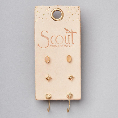 Scout Curated Wears Scout Gabby Stud Trio Scout Curated Wears Scout Gabby Stud Trio