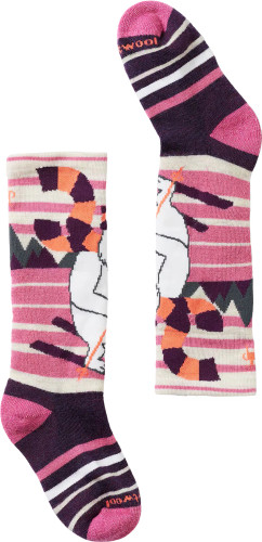 Smartwool Kids' Wintersport Full Cushion Yeti Pattern OTC Socks Smartwool Kids' Wintersport Full Cushion Yeti Pattern OTC Socks