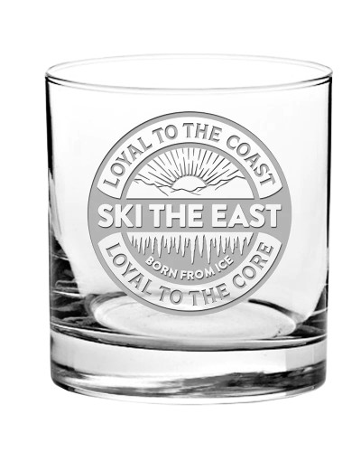 Ski The East Core Whiskey Glass