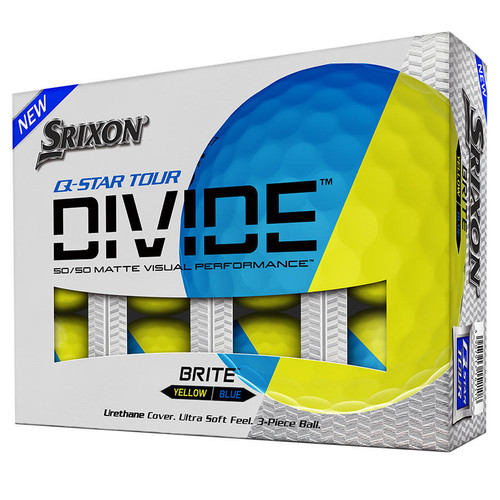 Srixon Q-Star Tour Divide Golf Balls 12 Pack   Srixon Q-Star Tour Divide Golf Balls 12 Pack