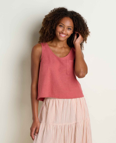 Toad & Co. Women's Taj Hemp Button Back Tank II