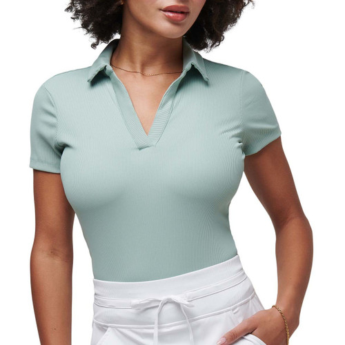 Travis Mathew Women's Moveknit SS VNeck Polo