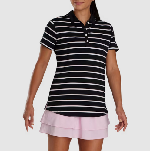 FootJoy Women's SS Stripe Polo FootJoy Women's SS Stripe Polo