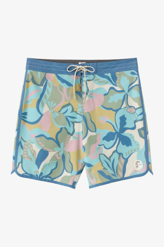 O'Neill Men's OG Print Scallop 18" Boardshort