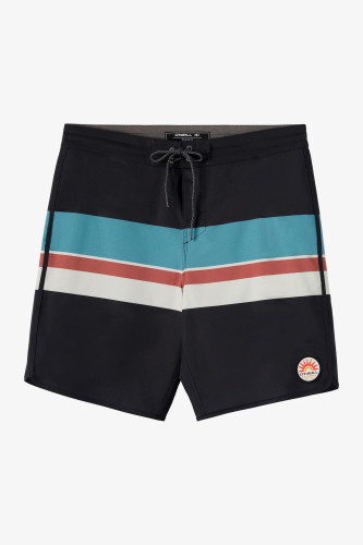O'Neill Men's Cruzer Stripe Scallop 18" Boardshort