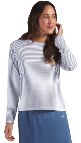 Puma Women's UV Stripe LS Crew