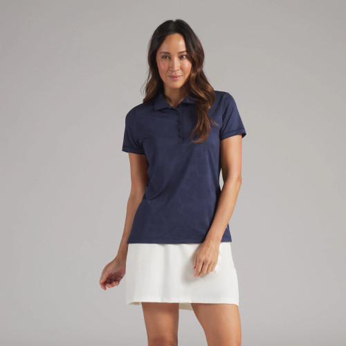 Puma Women's Floral Lace Jacquard SS Polo