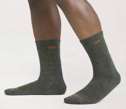 Wide Open Men's Solid Midweight Micro Crew