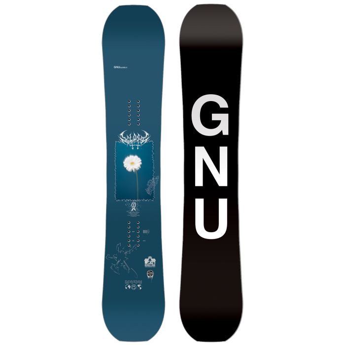 GNU Gloss C スノーボード　148 GNU Gloss C Women's Snowboard 2025 | GNU