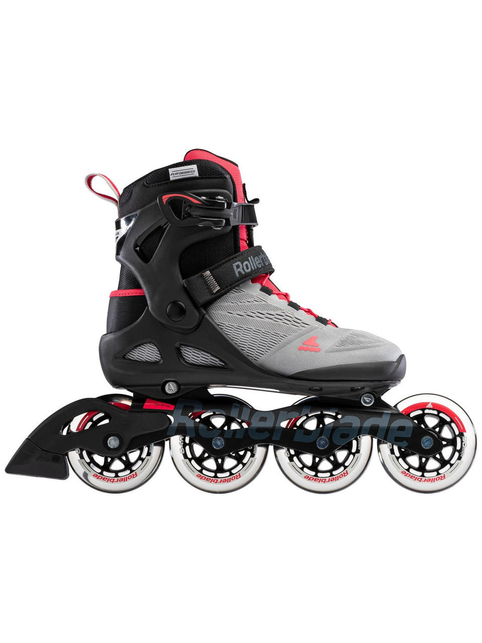 Rollerblade Bio Dynamic – Patins Inline Femme, US 9, Gris, Roues Usées