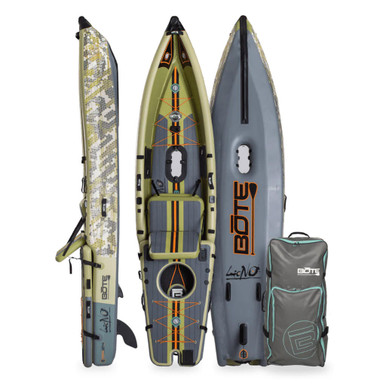 Bote Lono Aero 12'6 Inflatable Kayak Native Citron