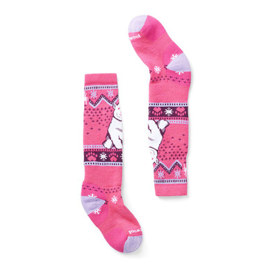 Chaussettes Enfants Smartwool Wintersport – Rembourrage Complet, Motif élan Montagne – Pour Ski, Snowboard, Sports D’hiver