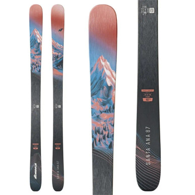 キタ出品 Nordica Sierra スキー板 160cm 2026 Nordica Santa Ana 87 Women's Skis – Precision All-Mountain