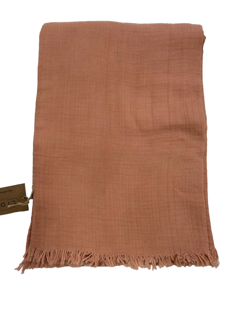 Double Cloth Throw - Blush