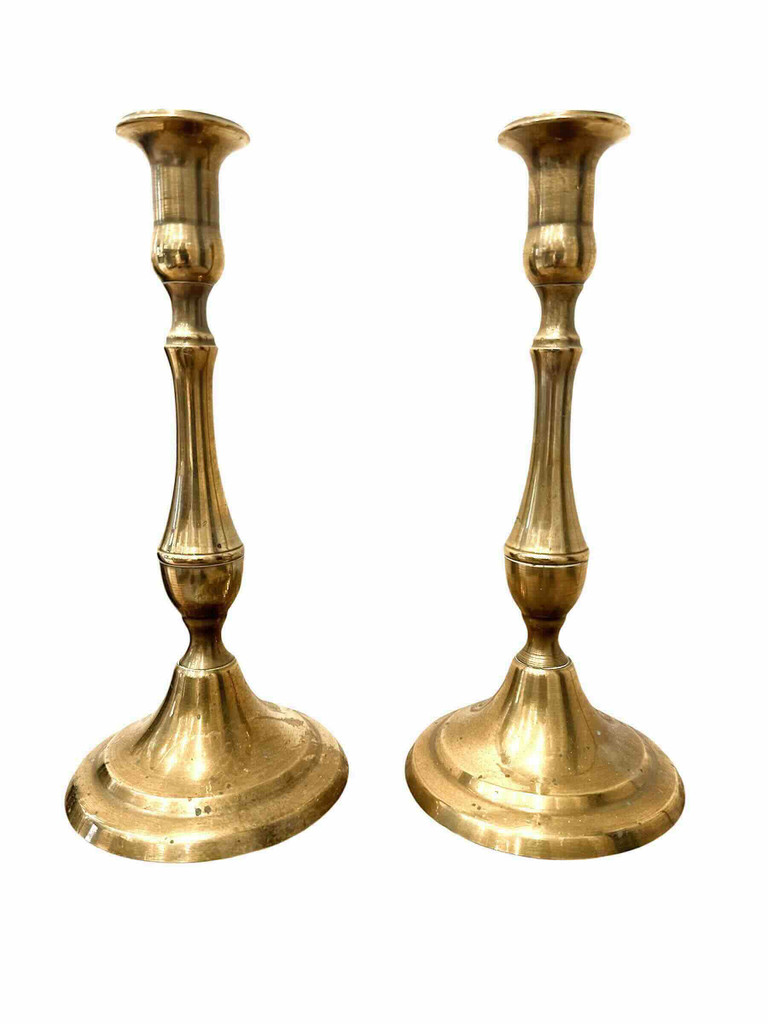 French Antique Candlesticks - late 1800s