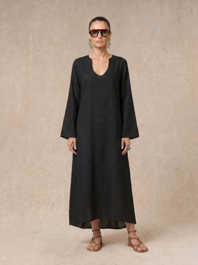 Devi Caftan - Black 