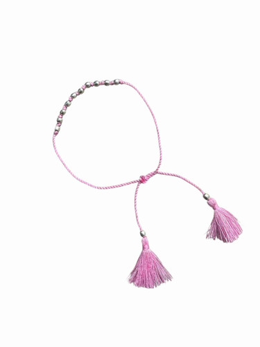Pink Thread Bracelet 