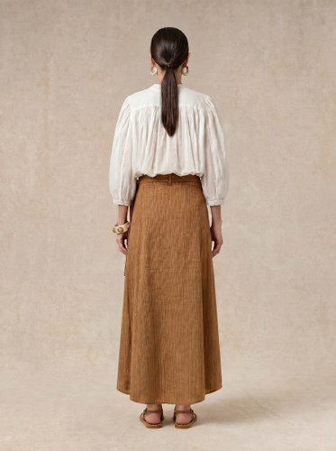 Wrap Skirt - Ginger Stripe 