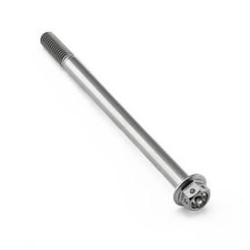 Titanium Flanged Hex Head Bolt M6x(1.00mm)x90mm Race Spec