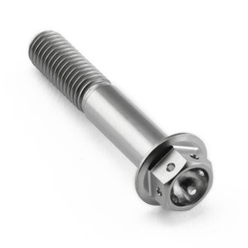 Titanium Flanged Hex Head Bolt M8x(1.25mm)x45mm Race Spec