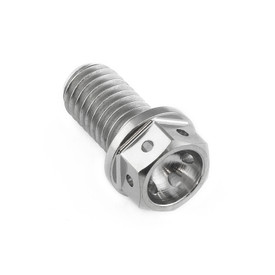 Titanium Flanged Hex Head Bolt M8x(1.25mm)x15mm Race Spec 12.45mm Flange