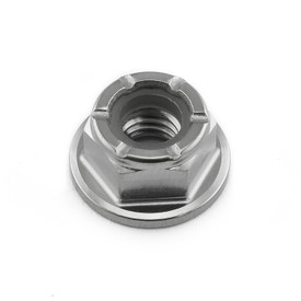 Titanium Flanged Nylon Nut M6x(1.00mm)