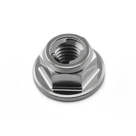 Titanium Flanged Metal Lock Nut M5x(0.80mm)