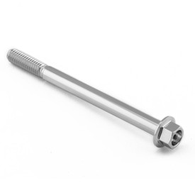 Stainless Steel Flanged Hex Head Bolt M6x(1.00mm)x75mm