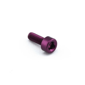 Aluminium Socket Cap Bolt M3x(0.50mm)x8mm Purple