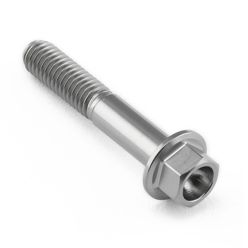 Titanium Flanged Hex Head Bolt M6x(1.00mm)x35mm