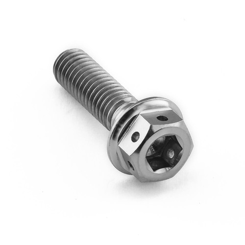 Titanium DualDrive Bolt M6x(1.00mm)x22mm Race Spec