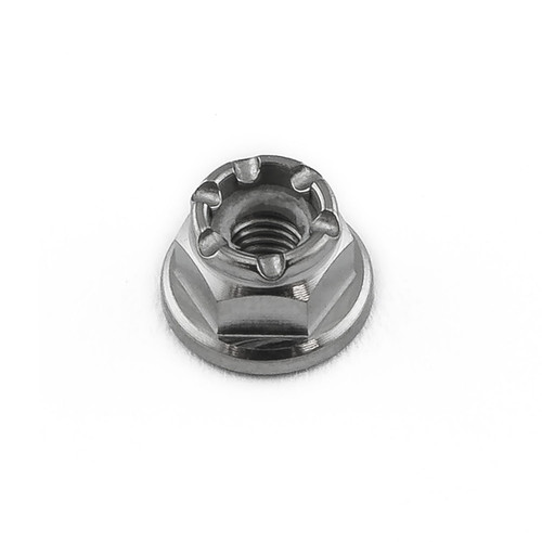 Titanium Flanged Nylon Nut M3x(0.50mm)
