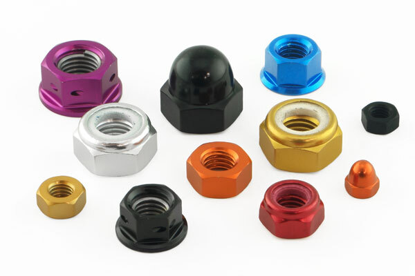 Aluminium Nut Styles