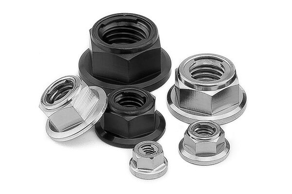 Titanium Flanged Metal Lock Nuts