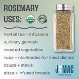Organic Rosemary cs 4 oz
