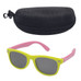Baby Sunglasses and Case Set - Yellow/Pink Baby Sunglasses and Case Set - Yellow/Pink