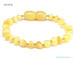 Amber Teething Bracelets - WHITE Amber Teething Bracelets - WHITE