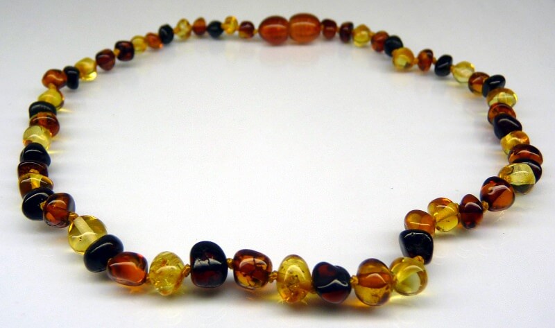 multicolor amber teething necklace multicolor amber teething necklace