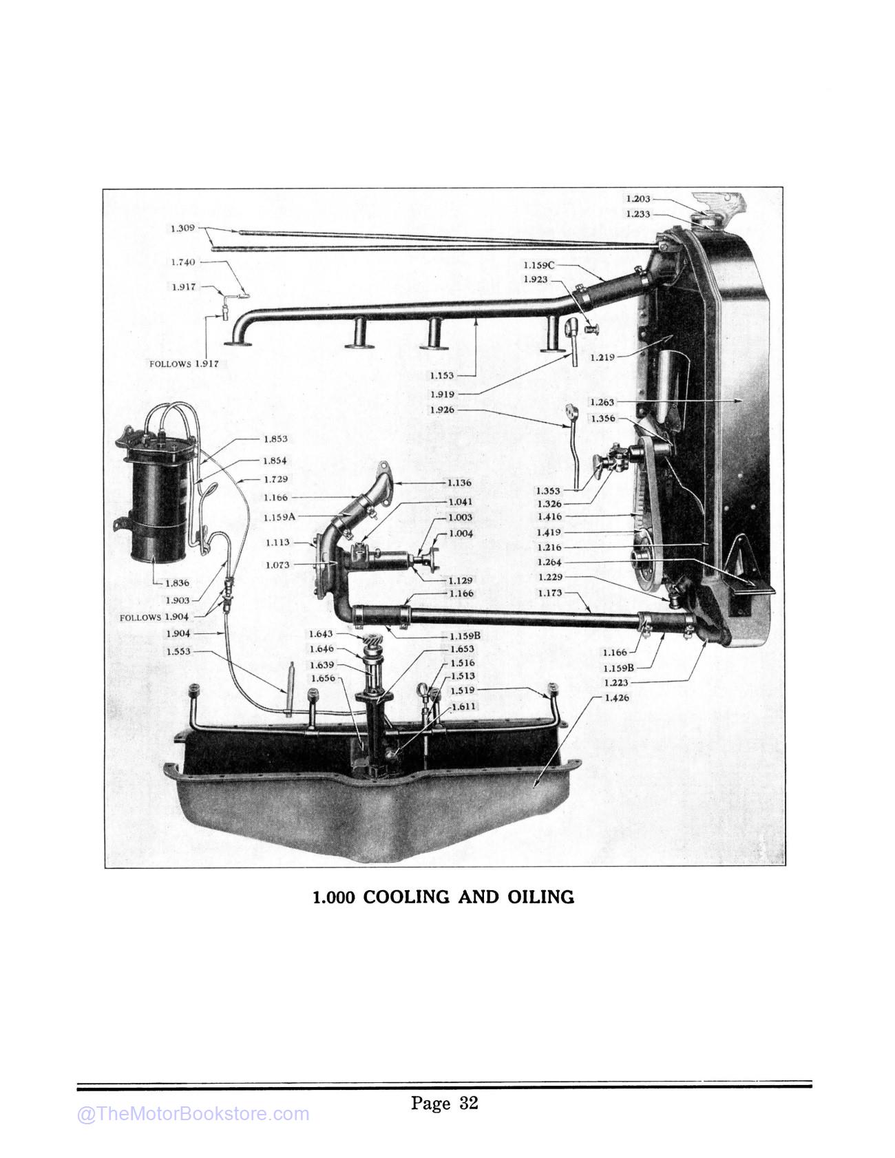 1924 - 1934 Buick Master Chassis Parts Catalog Book - Sample Page 2