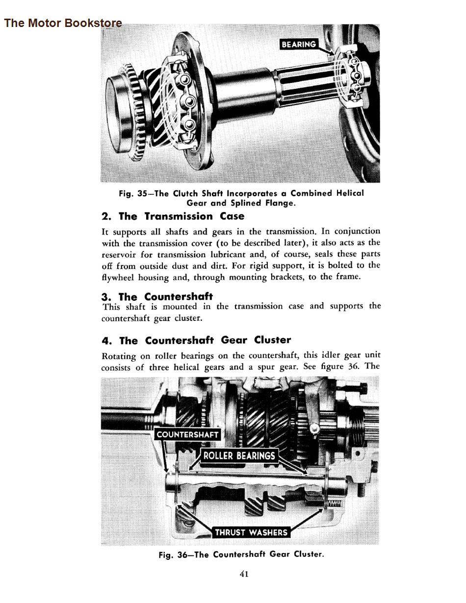 1946-1950 Packard Shop Manual Sample Page - Transmission