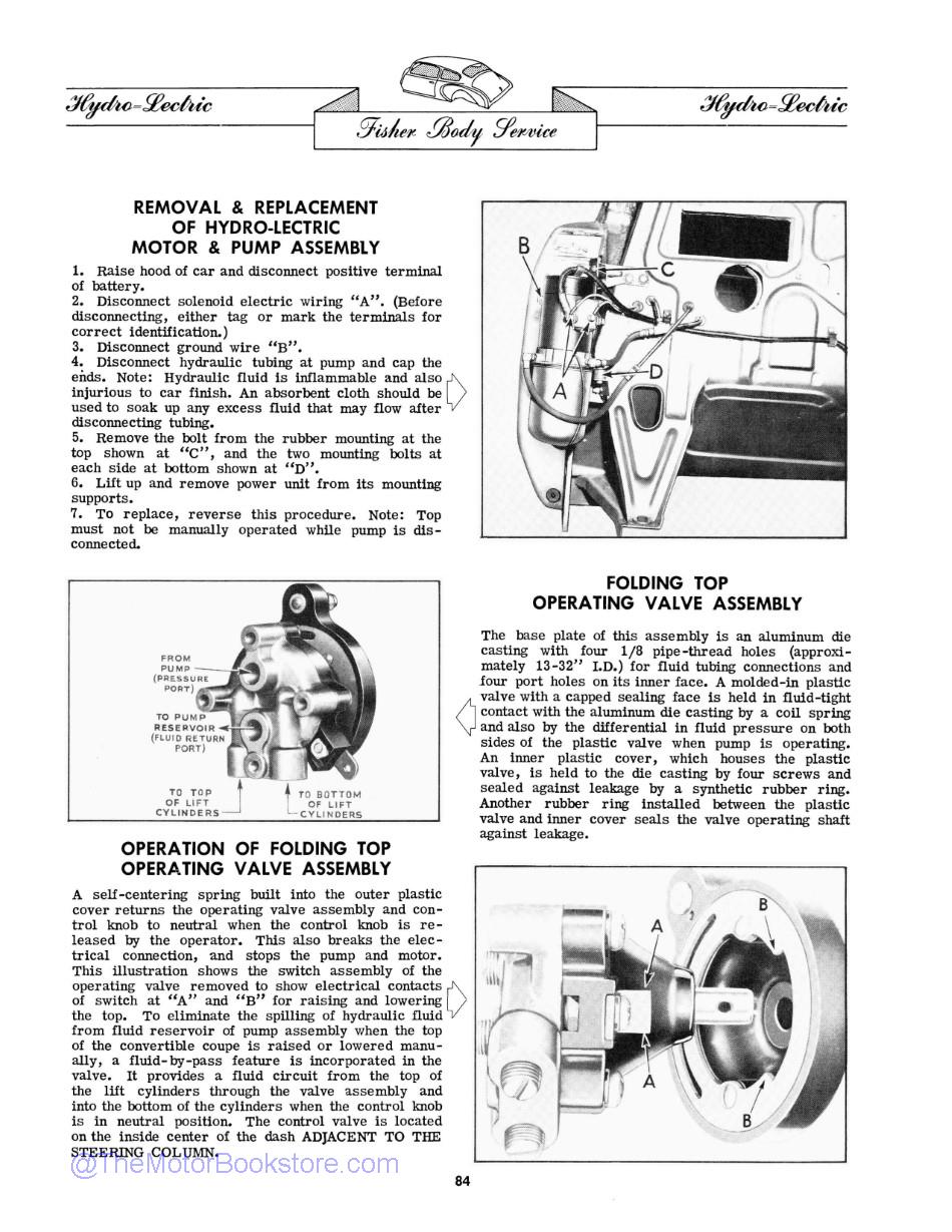 1949 Fisher Body Service Manual - Buick 50 & 70 Series Sample Page