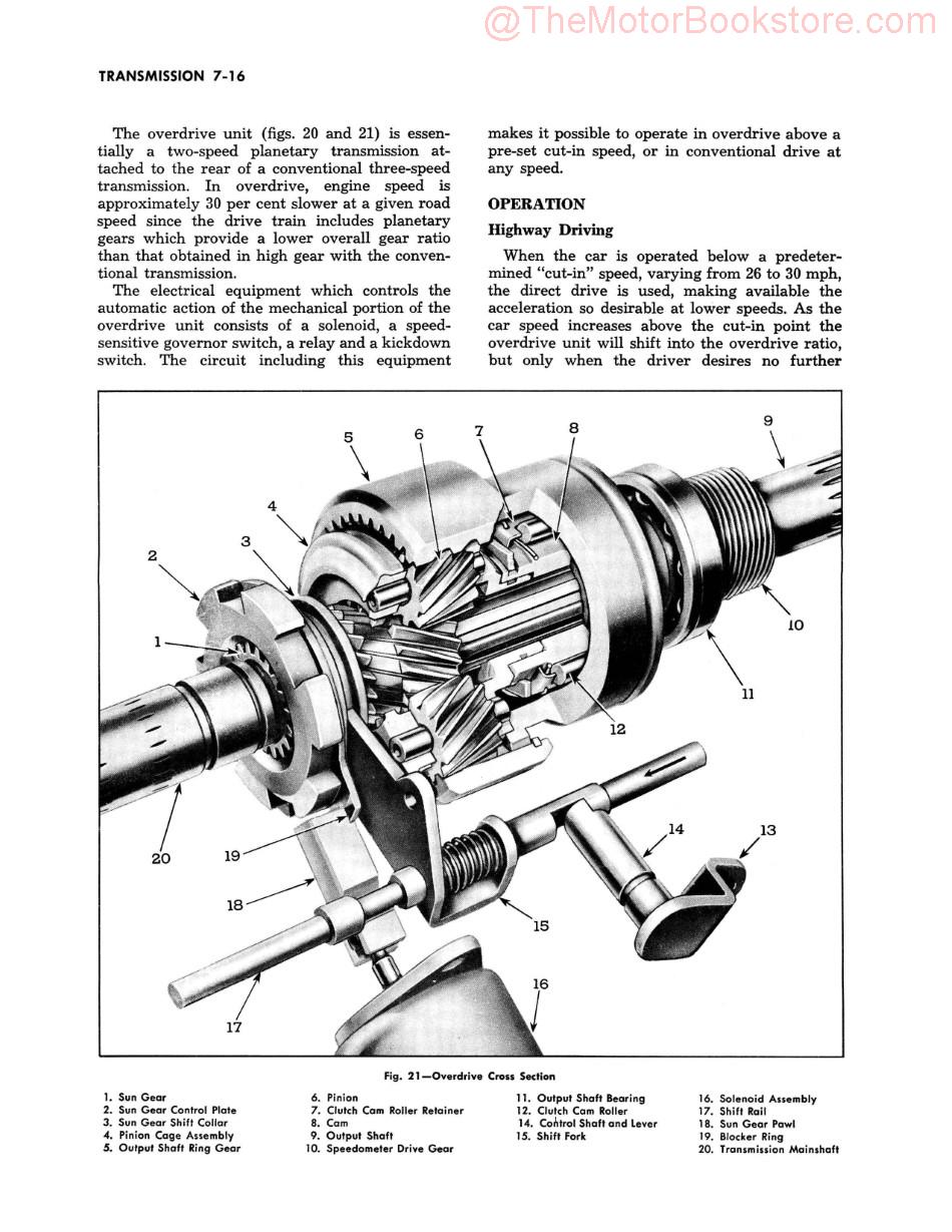 1955 Chevy Truck Shop Manual (2nd Series)  Sample Page 2 - Transmission